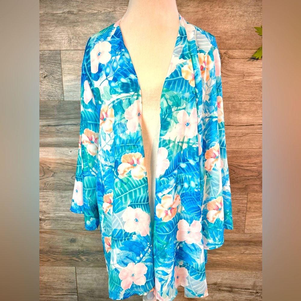 Tropical Floral Kimono